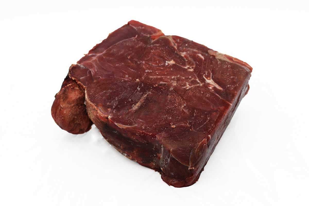 1kg pack of Beef & Roo Mince dog food rich in iron and nutrients