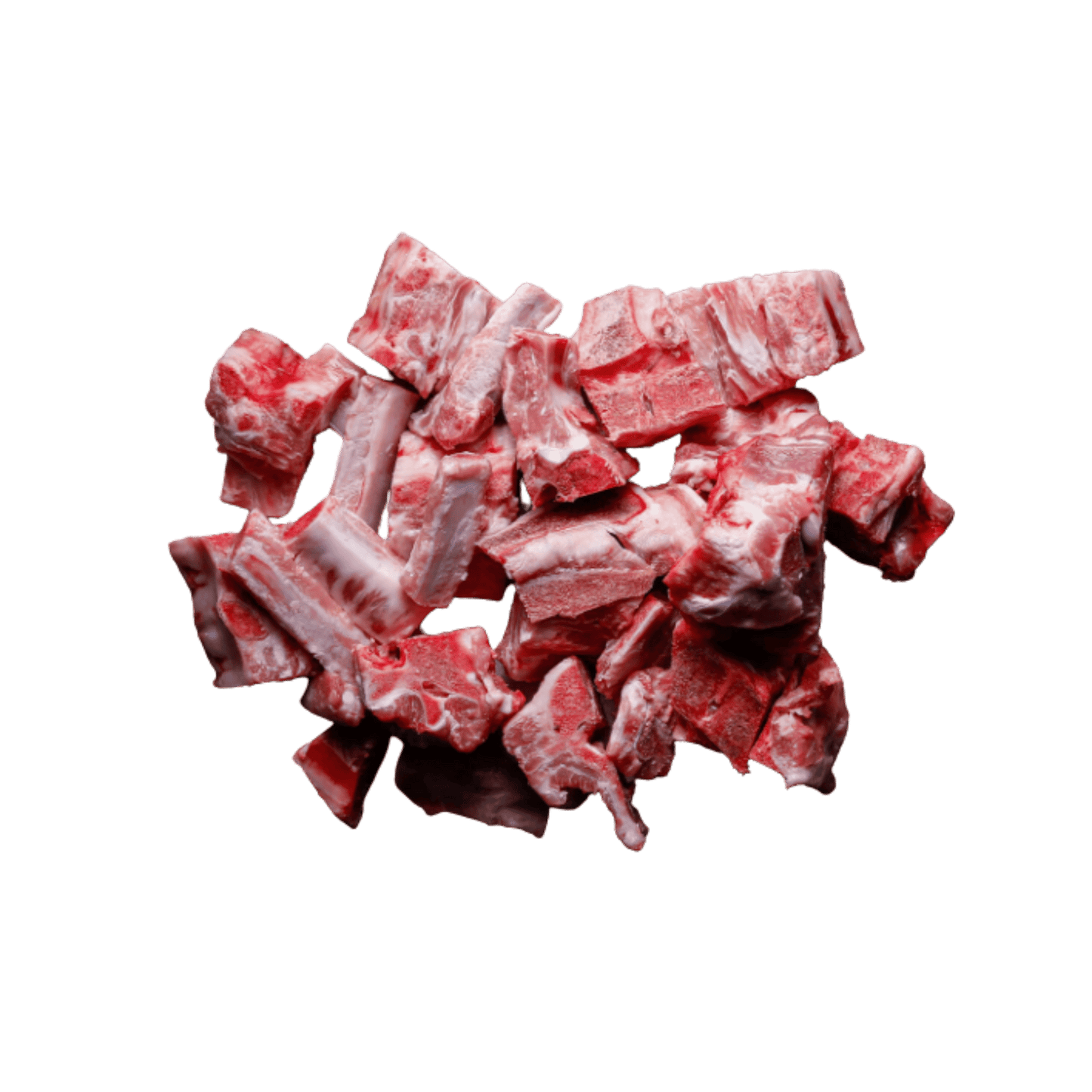 Pack of meaty Pork Bones 1kg for dog dental hygiene and gum health