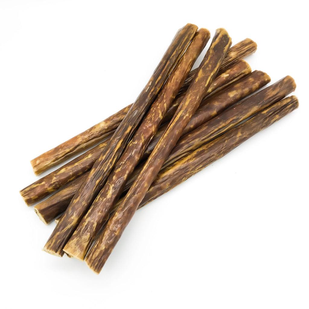 Lamb Happy Sticks dog treats made from beef trachea and lamb liver, approx 30cm long, nutritious and low fat