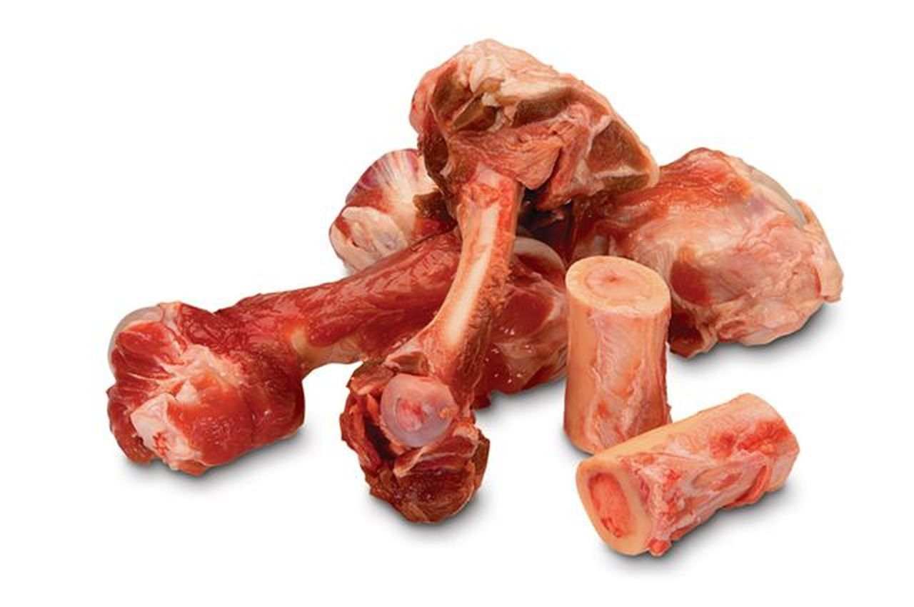 Mixed Bones 1kg raw dog bones for dental and gum health