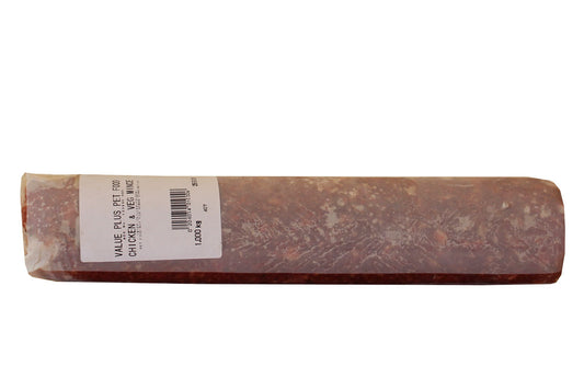 Chicken & Veggie Mince 1kg Roll - Happy Paws Pet Food