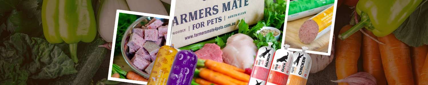 Frozen Farmers Mate and Prime 100 rolls for pet food storage and freshness