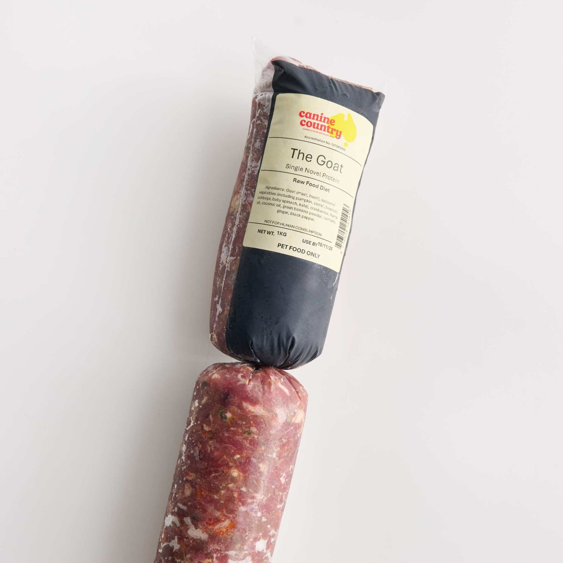 Raw dog food The Goat with goat meat and antioxidants for sensitive dogs