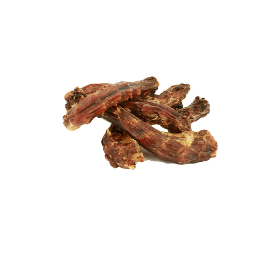 1kg bag of 100% Australian Chicken Necks dog treats for dental health