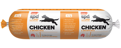 SPD Chicken & Brown Rice: 2kg - Happy Paws Pet Food