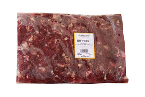 Beef Pieces 2.5kg - Happy Paws Pet Food