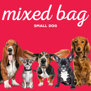 Mixed dog treat bag for small dogs